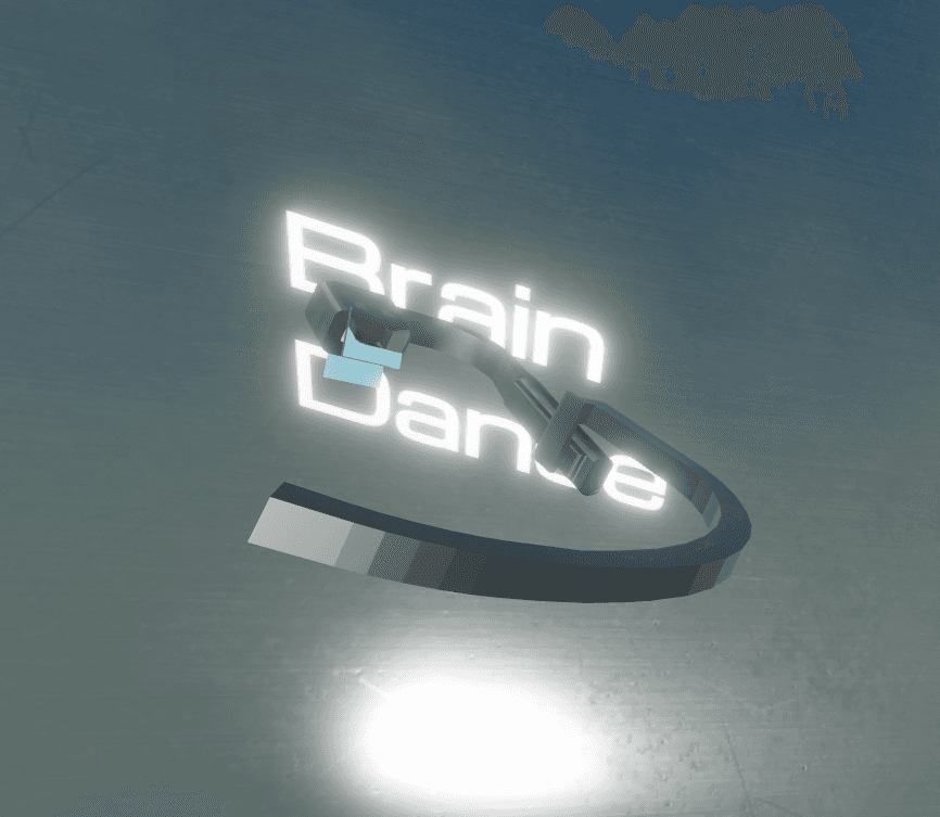 BrainDance head-mounted display concept render